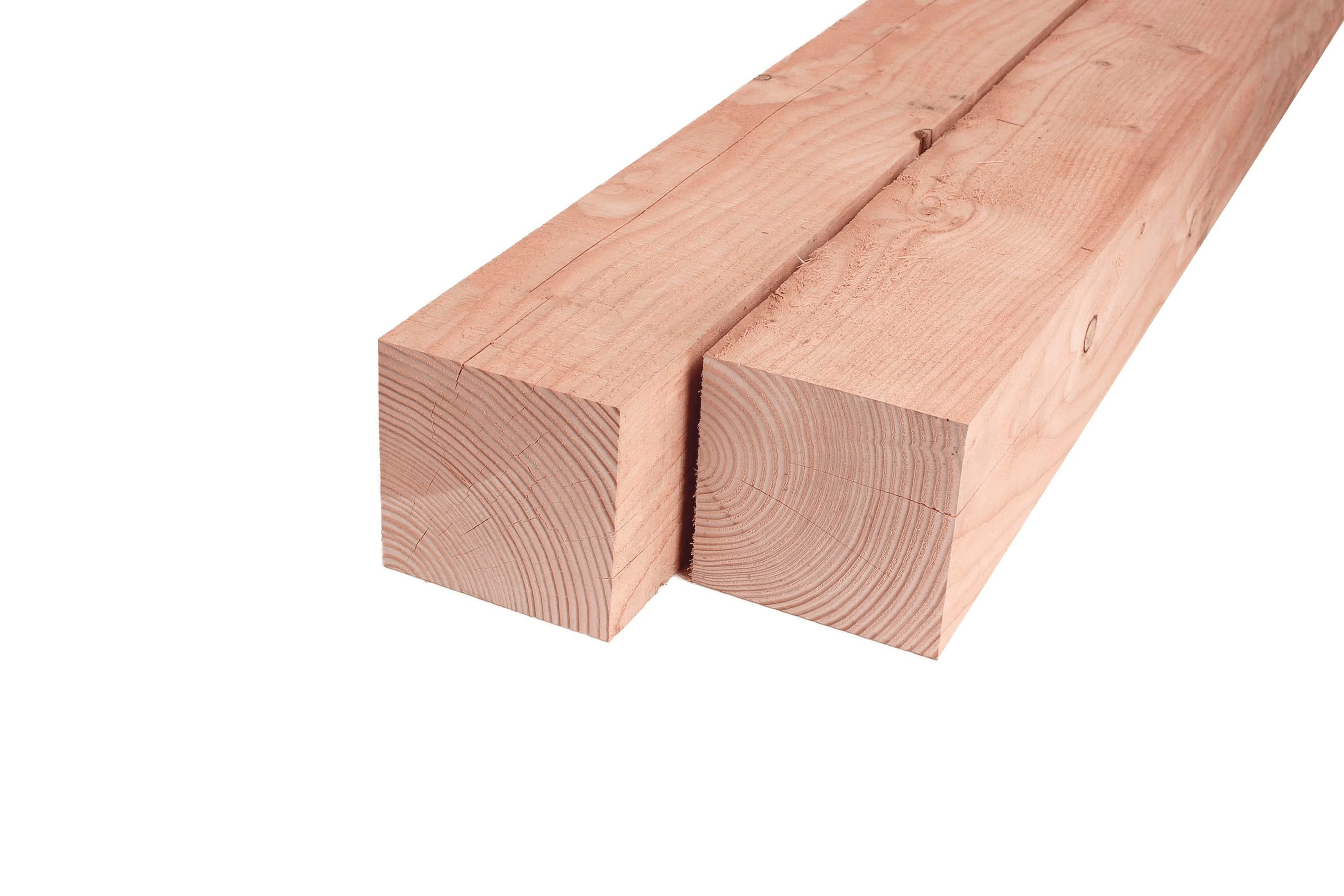 Douglas Paal 12 x 12 cm (120 x 120 mm) Fijnbezaagd - Lengte 600 cm - Afbeelding 1